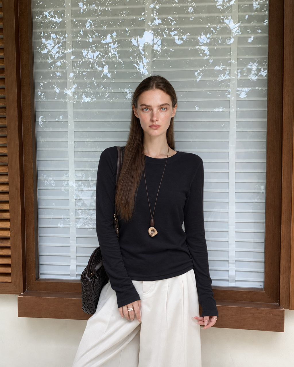 Almorie Contour Long-Sleeve Tee - Black - view 4 of 5