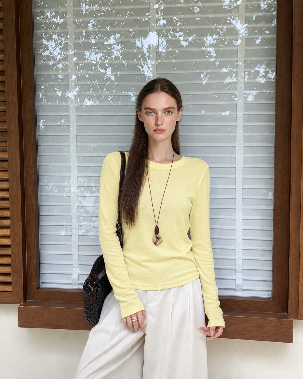 Almorie Contour Long-Sleeve Tee - Yellow - view 4 of 5
