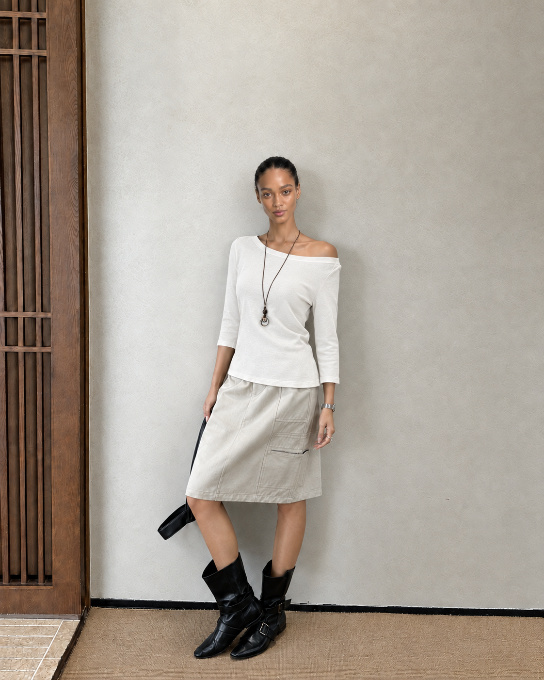 Almorie Pendant Off-Shoulder Top - White - view 5 of 5