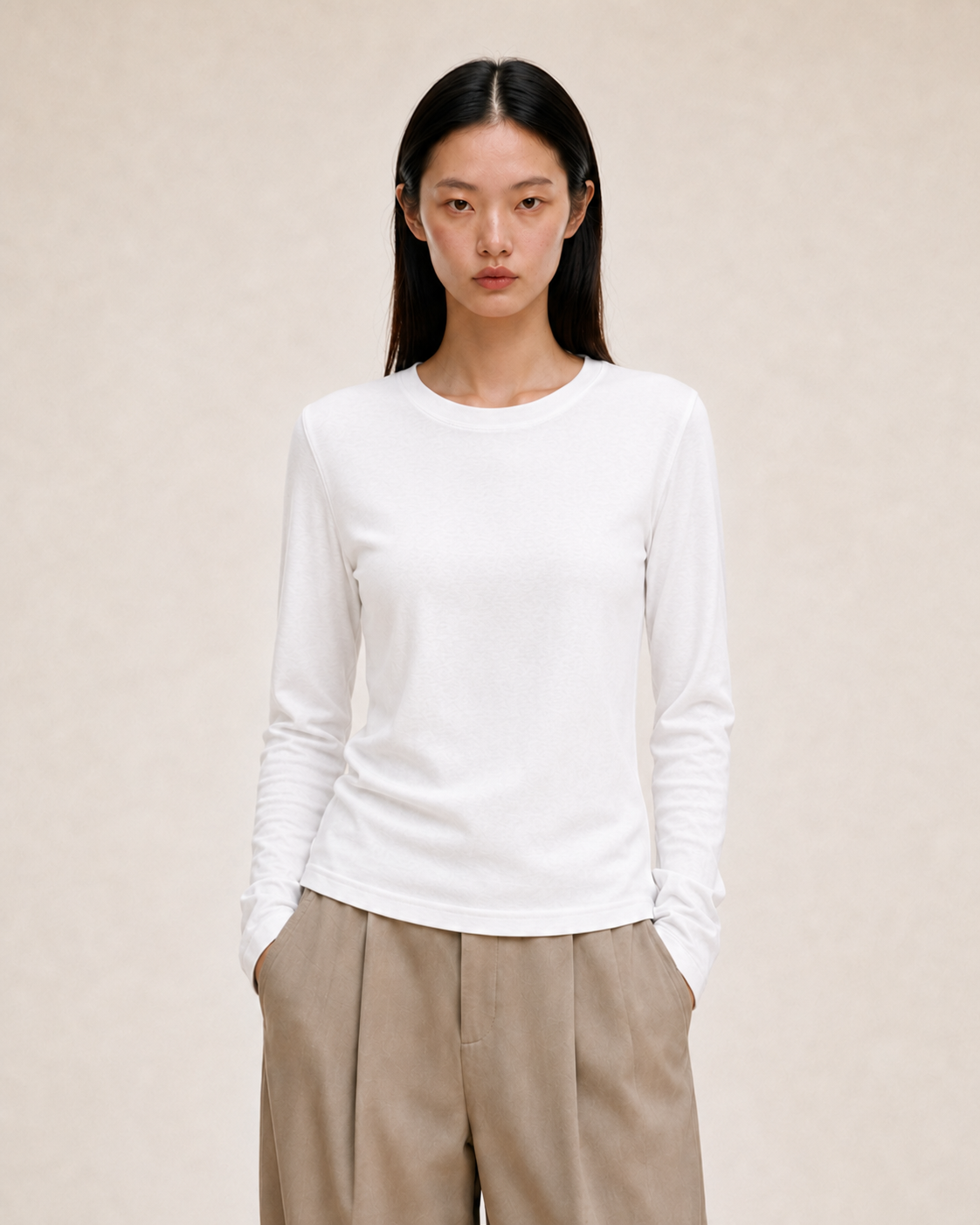 Almorie Contour Long-Sleeve Tee