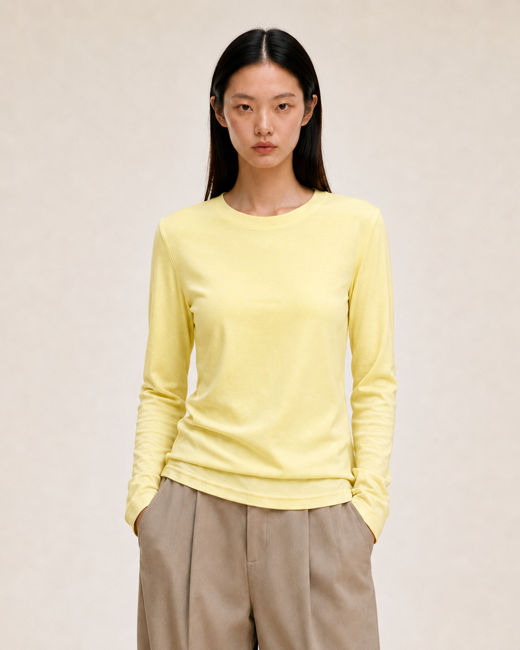 Almorie Contour Long-Sleeve Tee